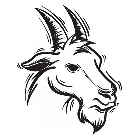Goat Face Vector Art Icons And Graphics For Free Download