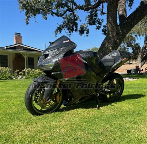 Forged Carbon Fiber Style Zx6r 05 06 Monster Fairings