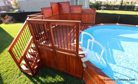 On 4 jul 2021 review stating pool fence diy comes through again. Deck Isabelle (With images) | Backyard pool, In ground ...