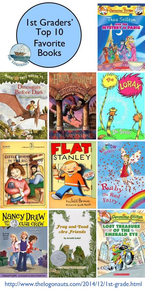 Top 10 Favorite Books Of First Graders The Logonauts First Grade