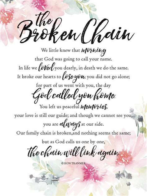 Broken Chain Poem Greenlawn