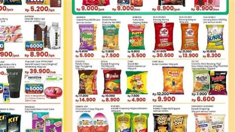 Harga Snack Dan Minuman Segar Di KJSM Indomaret Besok 14 Desember 2023