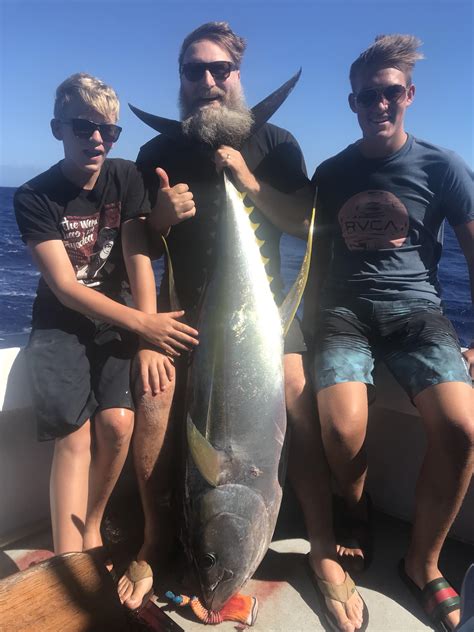 Yellowfin Tuna Kauai Hawaii Fishing Charters