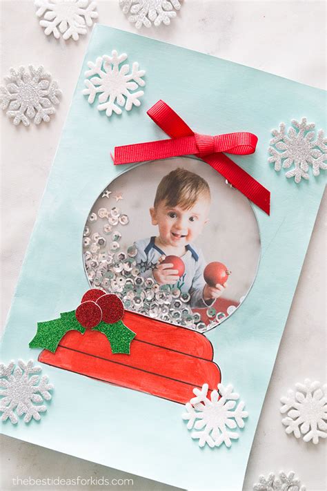 Poster business card flyer invitation card brochure banner. Snow Globe Template Card - The Best Ideas for Kids