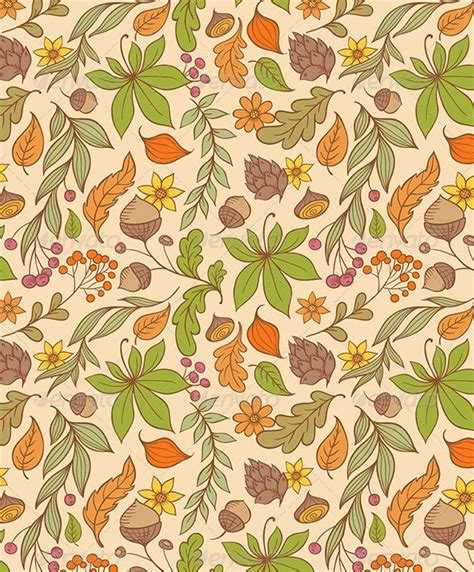 Autumn Seamless Pattern By Artness Graphicriver
