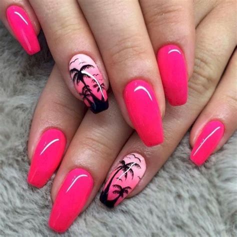 30 Cool Nail Acrylic Designs Ideas To Wear This Summer Tropical