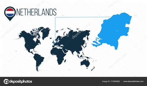 Admin mapas, mapas países april 19, 2016july 8, 2016comprar mapas de países, los países del mundo, mapas paises del mundo, mapas países online, tienda mapas. Países Bajos ubicación en el mapa mundial de infografías ...