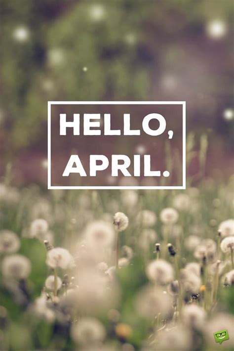 April (monat und weiblicher vorname) n. Hello, April! | In April Fools' Day Pranks We Trust