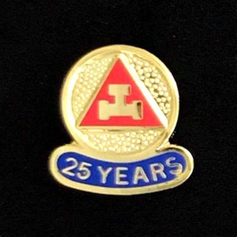 Royal Arch Chapter 25 Year Lapel Pin Ram 25 395 Fratline