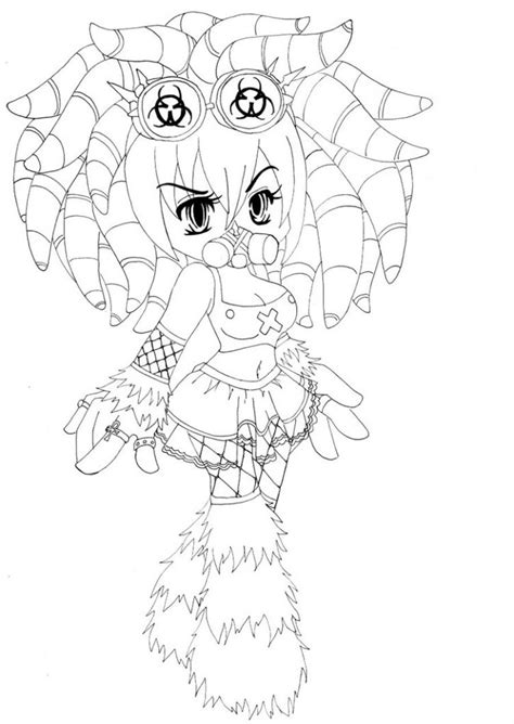 Gothic Anime Coloring Pages At Free