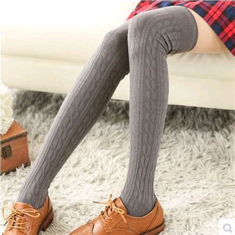 Best Selling New Style Women Winter Stockings Over Knee Thigh Highs