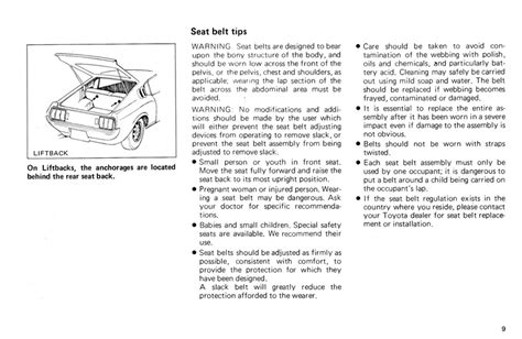 Toyota Celica Owners Manual 1976 Au Page 09 100dpi Retro Jdm