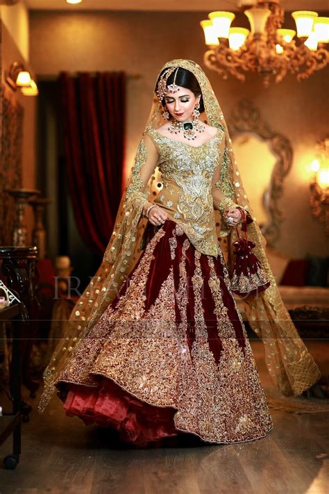 20 Latest Velvet Bridal Lehenga Designs Pakistani