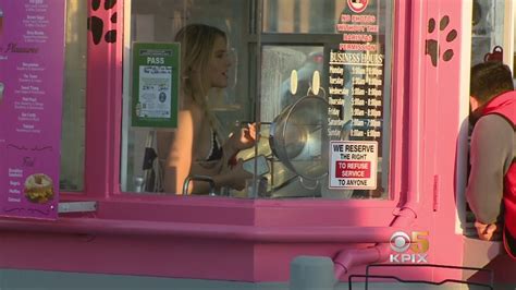 Bikini Clad Baristas Stir Up Controversy At Campbell Coffee Shop Youtube