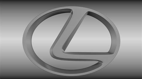 Lexus Logo 3d Model Cgtrader