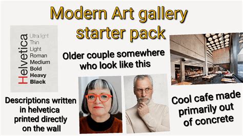 Modern Art Gallery Starter Pack Rstarterpacks