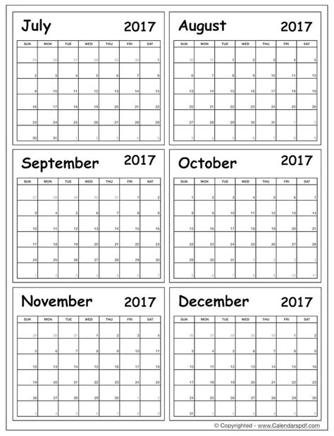 6 Month Calendar Printable 2023 Printable Blank World
