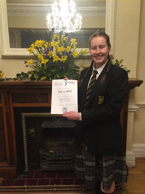 Update – Soroptimist Success for Emily Moore