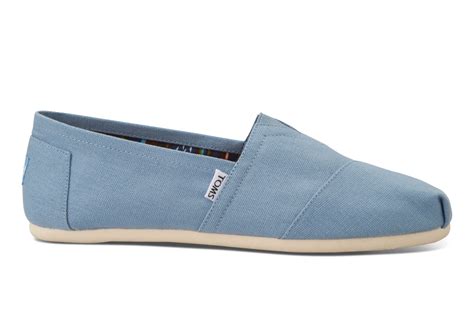 Toms Mens Canvas Classics In Blue For Men Lyst