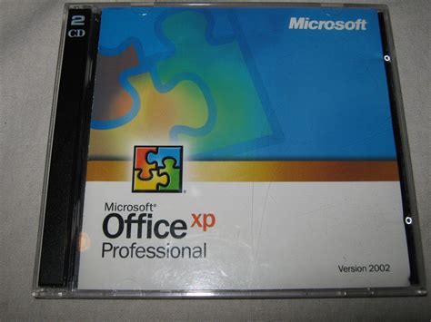 Microsoft Office Xp Professional 2002 Software Disks And Key