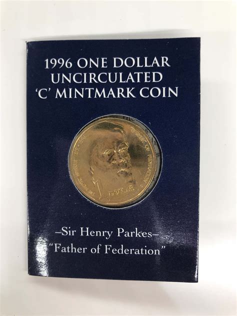 Coins Australia 1996 Sir Henry Parkes Father Of Federation One