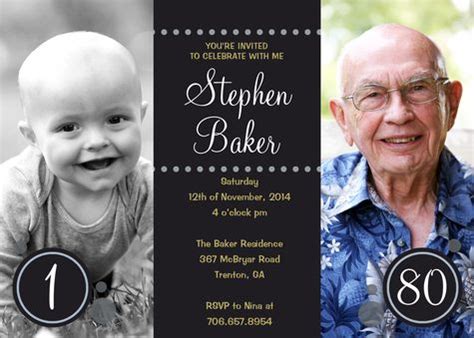 80th Birthday Invitations - 80th Birthday Ideas