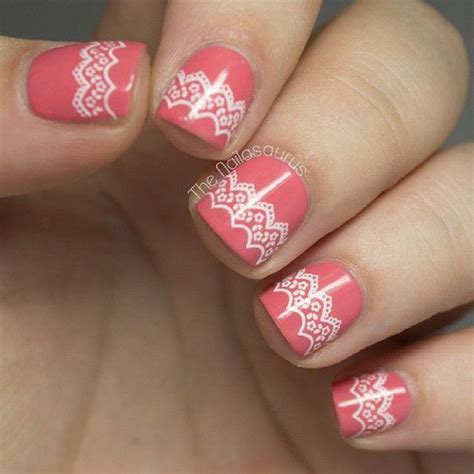 60 Lace Nail Art Designs And Tutorials For You To Get The Fashionable