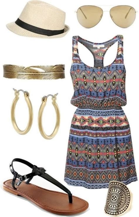 Dress Casual Spring Outfits Summer Outfits Flat Sandals Flats
