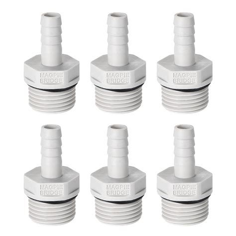 Pvc Barb Hose Fittings Connector Adapter 8mm Or 516 Barbed X 12 G