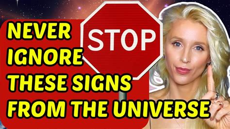 warning ️ ️ 4 signs you should never ignore the law of attraction youtube