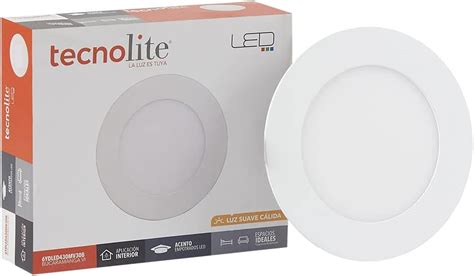 L Mpara Interior Empotrado Techo Led Integrado Blanco Tecnolite