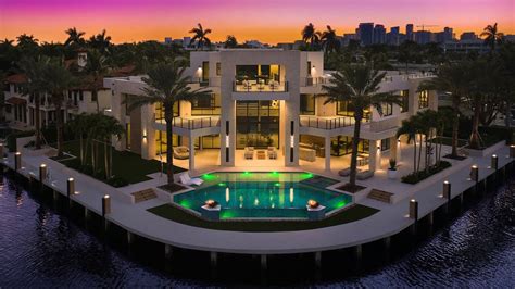 20 Million Dollar Mansion 200 Fiesta Way Fort Lauderdale Florida