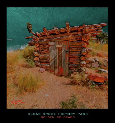 Smokehouse At Clear Creek Digital Art By Dennis Line Fine Art America