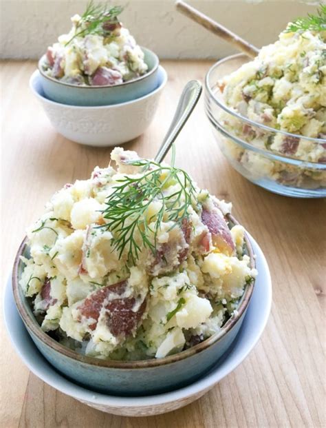 Red Bliss Potato Salad With Dill Easy Peasy Meals