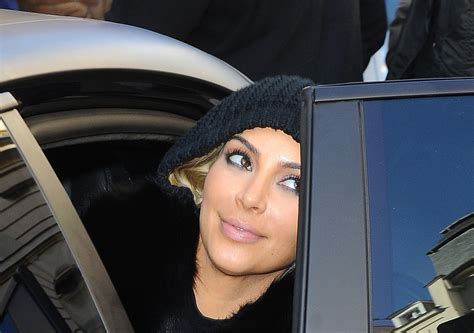 Kim Kardashian Goes Platinum Blonde In Paris Pic