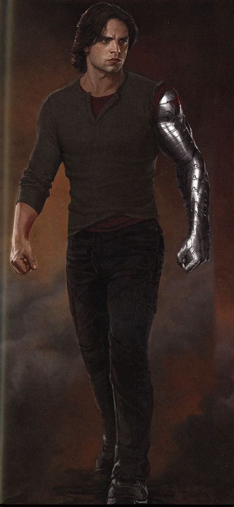 Bucky Barnes Concept Art Captain America Civil War Marvel Bucky