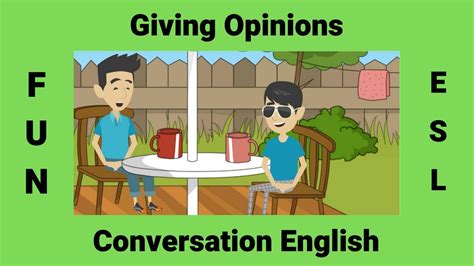 Giving Opinions English Conversations Adjectives To Give Your Opinion In English Youtube