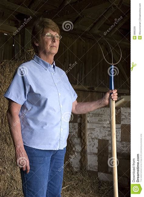 The Proud And Stoic Farmer Wife Standing In Barn Stock Image Image Of Female Gothic 9885209