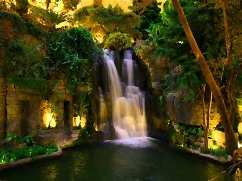 We offers waterfall paintings products. Amazing indoor home waterfall design! | Indoor waterfall ...