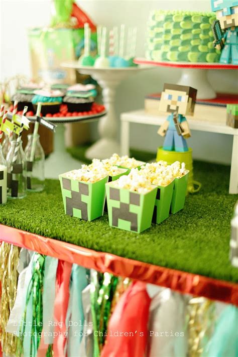 party inspirations minecraft party