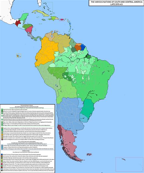 Map Of South American Rev Redux By Kitfisto1997 On Deviantart