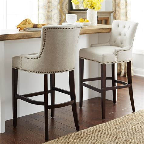 Kitchen island seating for 8. Ava Bar & Counter Stools - Flax | Comfortable bar stools ...