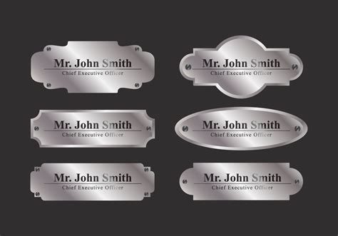 Office Door Name Plate Template Word Free Printable Templates