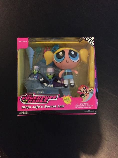 Powerpuff Girls Mojo Jojos Secret Lair With Bubbles Figure