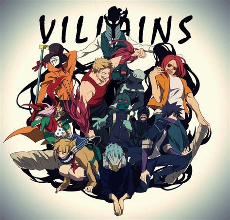 Bnha Villains Personagens De Anime Desenhos Chineses