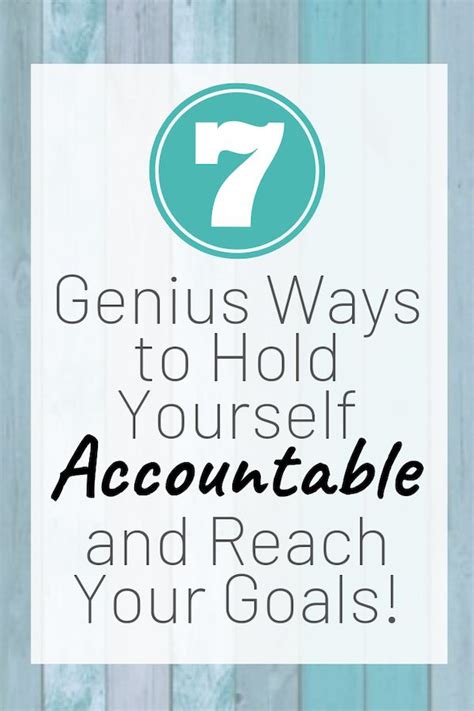 7 Ways To Hold Yourself Accountable Simply Well Coaching