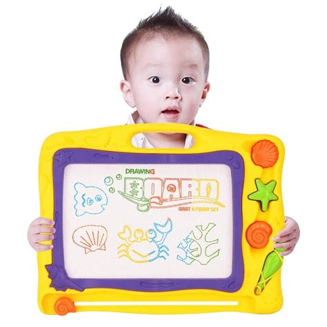 It is the best mate for kids who love music. Lezonclub Preschool Toy Magnetic Drawing Board Baby Kid ...