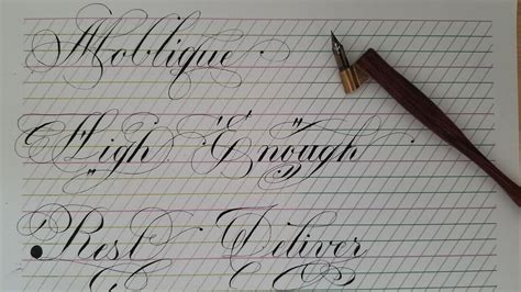 As A Left Handed Calligrapher I Have A Hard Time With Flourishing And