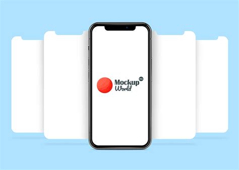 Custom stamps, custom stickers, custom packaging iPhone X App Presentation Mock-Up Frees | Mockup World HQ