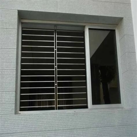 Exterior Polished Stainless Steel Window Grill Material Grade SS 304